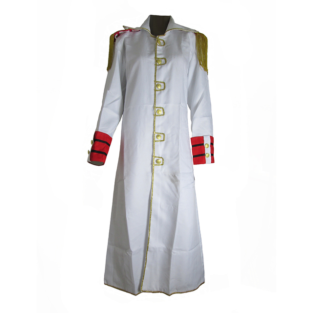 Płaszcz jednoczęściowy Unisex żołnierz morski biały - Kostium Anime - tanie ubrania i akcesoria