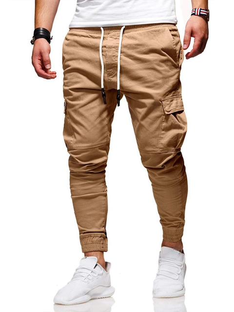 Klasyczne trójwymiarowe spodnie iccrok 2021 – obcisłe, rozciągliwe, w połowie długości, z kieszeniami na nogawkach, idealne na co dzień i do joggingu - tanie ubrania i akcesoria