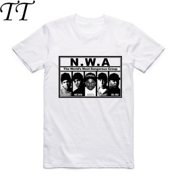 Koszulka męska z nadrukiem N.W.A Prosto Outta Compton - krótki rękaw, styl streetwear