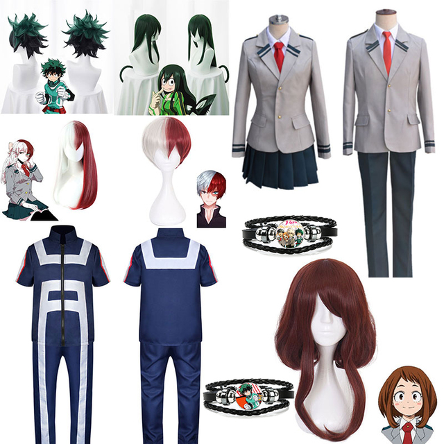 Strój do siłowni i mundurek szkolny z anime Boku No Hero Academia - tanie ubrania i akcesoria