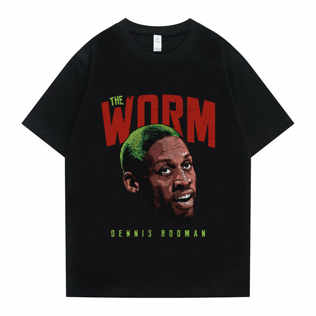 Koszulka Hip Hop Dennis Rodman 2021 dla mężczyzn i kobiet - tanie ubrania i akcesoria