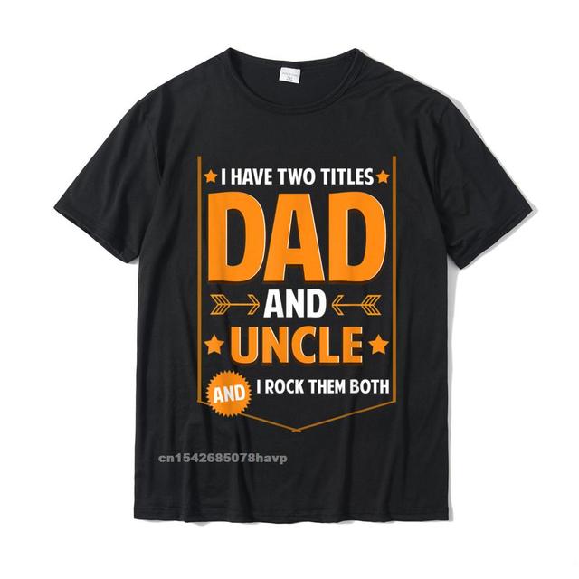 Męska T-shirtowa czarna bluzka z nadrukiem dla ojców i wujków - idealny prezent na Dzień Ojca - tanie ubrania i akcesoria