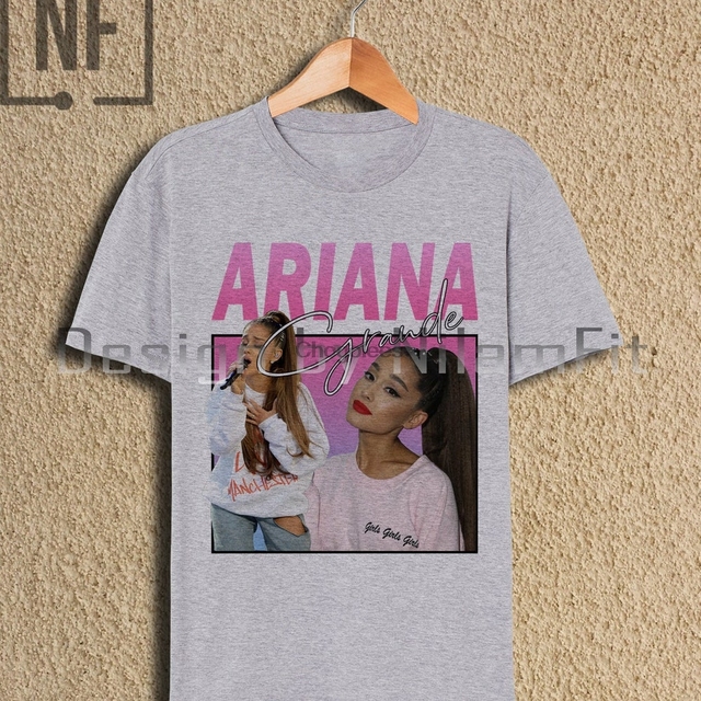 Ariana Grande 90s hołd - Koszulka Vintage Retro Unisex RO 02 - tanie ubrania i akcesoria