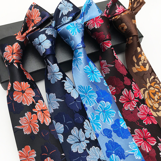 Krawat męski żakardowy z jedwabiu nerkowca o długości 8.5CM - tanie ubrania i akcesoria