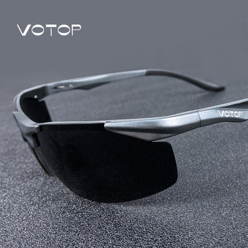 Okulary przeciwsłoneczne VOTOP mężczyźni, polaryzowane, antyrefleksyjne, UV400, rama z aluminium magnezu, dla kierowców i wędkarzy