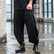 Męskie spodnie Punk Style Harajuku z szerokimi nogawkami na co dzień