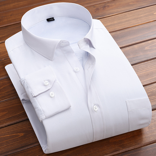 Męska bawełniana ciepła koszula z długim rękawem, aksamitne wzory, pojedyncze guziki, S-4XL - tanie ubrania i akcesoria