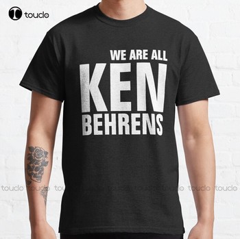 Klasyczna koszulka męska Nowy Ken Behrens, rozmiar S-5XL, bawełniana