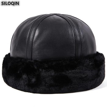 Męski kapelusz z kożucha SILOQIN Trend w modnym stylu zimowym