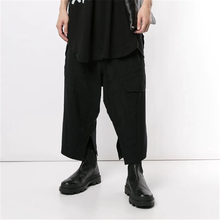 Męskie spodnie casual z prostymi nogawkami w letnim stylu młodzieżowym