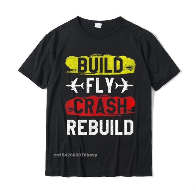Nowy letni T-shirt męski z nadchodzącej kolekcji - Funny Pilot - tanie ubrania i akcesoria