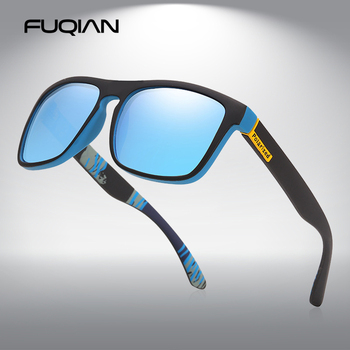 FUQIAN 2020 nowe spolaryzowane okulary przeciwsłoneczne w stylu vintage dla mężczyzn i kobiet - idealne na piesze wycieczki, wędkarstwo i jazdę na rowerze