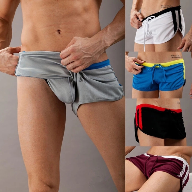 Siłowniowe szorty męskie - krótkie spodenki do ćwiczeń dla biegaczy, letnie, oddychające i szybkoschnące - tanie ubrania i akcesoria