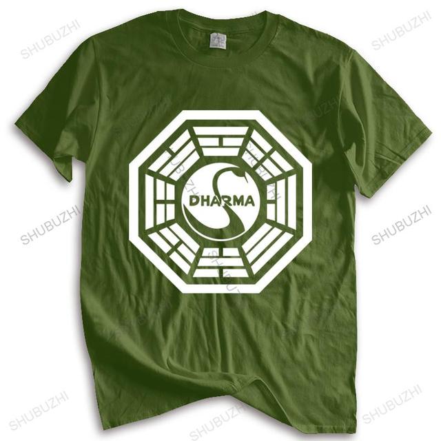 Koszulka męska letnia bawełniana DHARMA Hulkamania Initiative HANSO Foundation T-shirt - rozmiar L - tanie ubrania i akcesoria