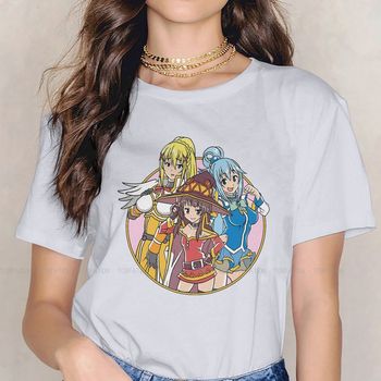 Magiczna koszulka dla kobiet KonoSuba - Aqua ciemność