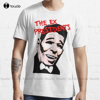 Koszulka bawełniana z motywem Ex prezydenci Ronald Reagan S-3XL