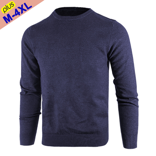 Sweter męski wysokiej jakości z dzianiny jesienno-zimowej, marki Jersey - tanie ubrania i akcesoria