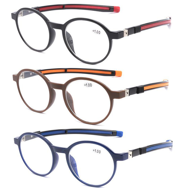 Nowe ultralekkie okulary do czytania na magnes szyi, wysokiej jakości, męskie i damskie, materiał TR90, dostępne w zakresie mocowań od +1.0 do +4.0 - tanie ubrania i akcesoria