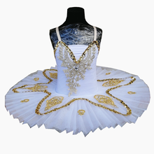 Nowa biała sukienka baletowa dla dziewczynek Tutu 2020 - fluorescentne przebłyski i puszysta spódnica - idealna na występy i do tańca brzucha