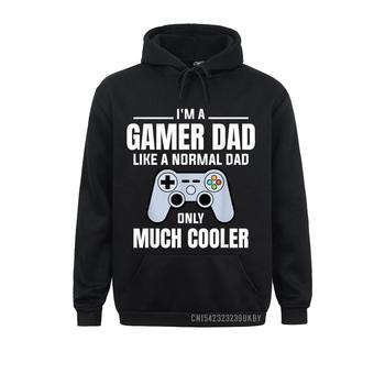 Męska bluza z kapturem dla graczy - idealna dla taty, który uwielbia gry wideo, na Dzień Ojca i Walentynki, długi rękaw
