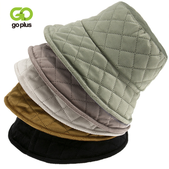 Kapelusz damska panama GOPLUS zimowy czapka z pomponem Argyle sombrero C11306