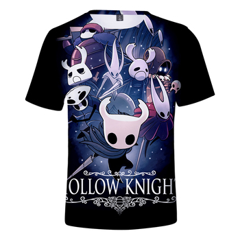 Koszulka Popularna Fashion, Hollow Knight T-shirt, Krótki rękaw, Damska i Męska, Anime, Harajuku, 3D