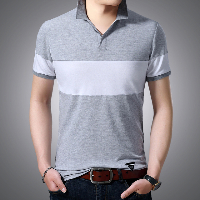 Mężczyźni lato 2019 - Koszula polo z krótkim rękawem, rozmiar M-5XL, wysoka jakość - tanie ubrania i akcesoria