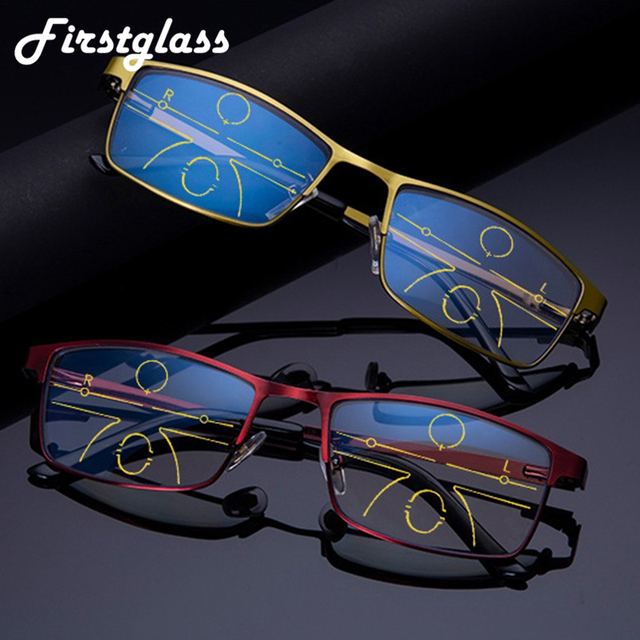 Progresywne okulary do czytania Multifocal Bifocal Anti Blue Rey, 1.5 Gafas - tanie ubrania i akcesoria