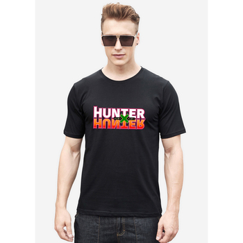 Nowy projekt koszulki męskiej z krótkim rękawem Hunter X Hunter Anime w rozmiarze Plus Size
