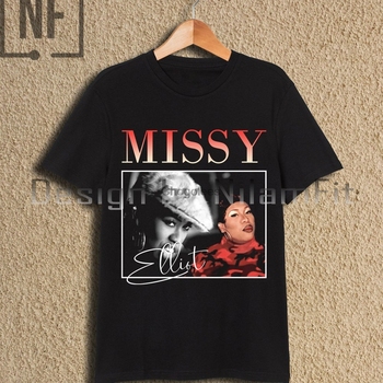 Koszulka Vintage Retro Missy Elliot z lat 90. Casual Unisex RO30