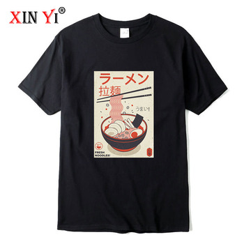 Męska koszulka XIN YI z motywem Anime, wysoka jakość, 100% bawełna, letnia, casualowa, luźna, z okrągłym dekoltem, bluza męska z nadrukiem Anime