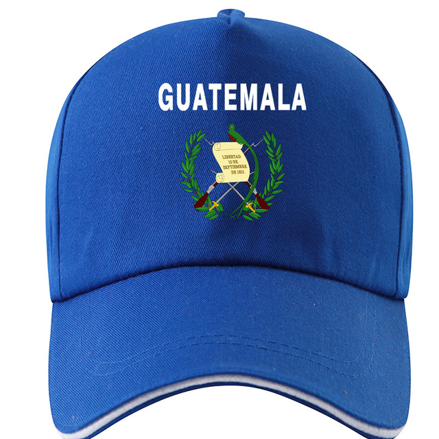 Czapka baseballowa Gwatemala DIY z własną nazwą i flagą narodową - tanie ubrania i akcesoria