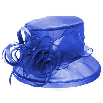Elegancki kapelusz derby dla kobiet w stylu kościelnym - S10-3019