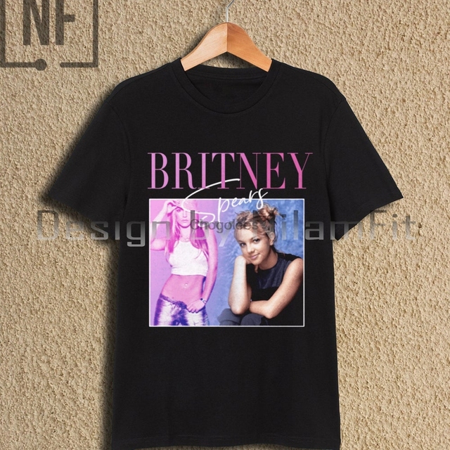 Koszulka Vintage Britney Spears - Rozmiar Unisex, Styl Retro z lat 90 - tanie ubrania i akcesoria