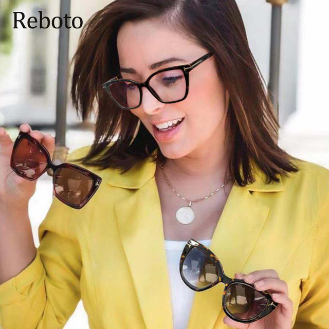 Nowe damskie okulary przeciwsłoneczne z lekką ramą, magnesami i okularami przeciwsłonecznymi na receptę - tanie ubrania i akcesoria