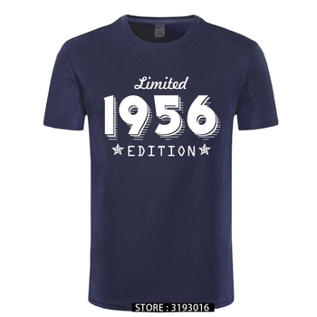 Koszulka męska Casual 1956 edycja limitowana złoty Design czarna
