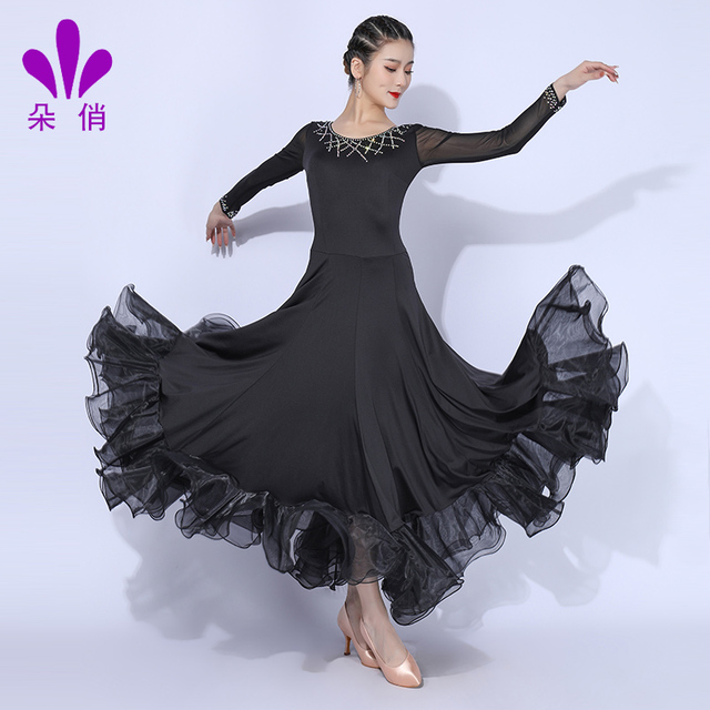 Nowa sukienka tańca towarzyskiego 2021 dla kobiet z kategorii sala balowa, numer produktu 2153 - tanie ubrania i akcesoria