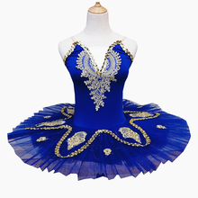 Sukienka baletowa dla dziewczynek RoyalBlue Tutu cekinowa dziecięca odzież do tańca brzucha tancerki na występ kostiumy 2020