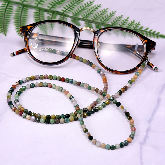 Naturalne perły łańcuchy na okulary dla kobiet 2021 nowa moda 72cm  - tanie ubrania i akcesoria