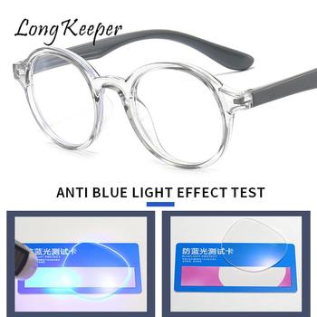Okulary blokujące niebieskie światło dla dzieci - dziewczyny i chłopcy, elastyczne oprawki, promieniowanie UV400