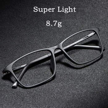 Ultralekkie i wygodne plastikowe ramki ze stali TR okulary pełnoklatkowe KatKani męskie i damskie optyczne K1937