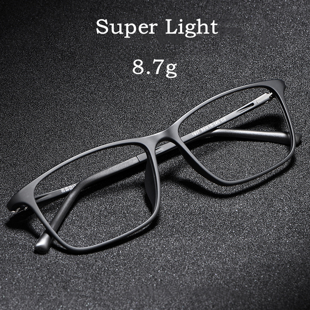 Ultralekkie i wygodne plastikowe ramki ze stali TR okulary pełnoklatkowe KatKani męskie i damskie optyczne K1937 - tanie ubrania i akcesoria