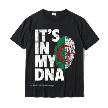 Koszula męska z drukowaną flagą Algierii na bawełnianym materiale