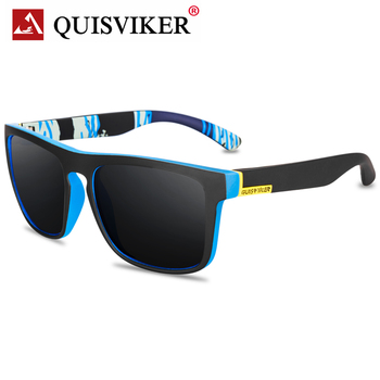 Okulary przeciwsłoneczne QUISVIKER projektant dla mężczyzn i kobiet, spolaryzowane, UV400, jazda, kwadratowe, klasyczne, wędkarskie