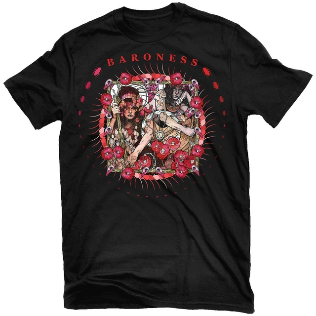 Koszulka męska z czerwonym albumem - baronowa - Relapse Records - tanie ubrania i akcesoria