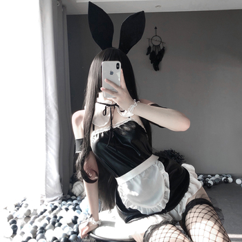 Seksowna sukienka Lolita w stylu japońskiej pokojówki do anime Cosplay Halloween dla kobiet