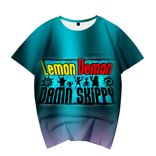 Koszulka męska Lemon Demon 3D T Shirt - modny, oddychający, codzienny, letni Hip Hop - tanie ubrania i akcesoria