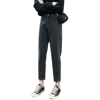 Nowe spodnie jeansowe damskie w stylu wysokiej talii Ff9623 - jesienno-zimowa moda