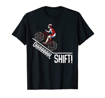 Koszulka męska Mountainbike z zabawnym wzorem dla rowerzysty