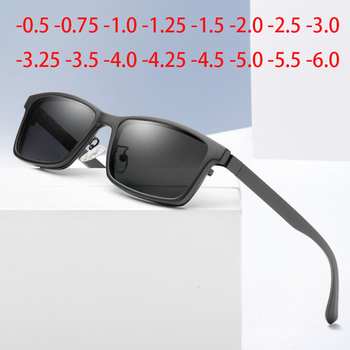 Okulary przeciwsłoneczne męskie ze soczewkami polaryzacyjnymi i okularami +0.5 -0.75 do -6.0